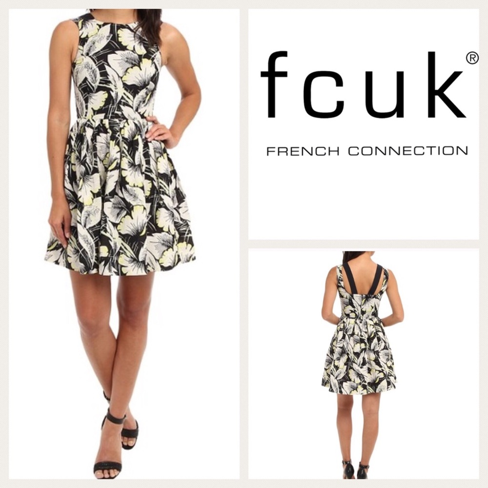 NWT FRENCH CONNECTION LINEN DRESS WITH POCKETS